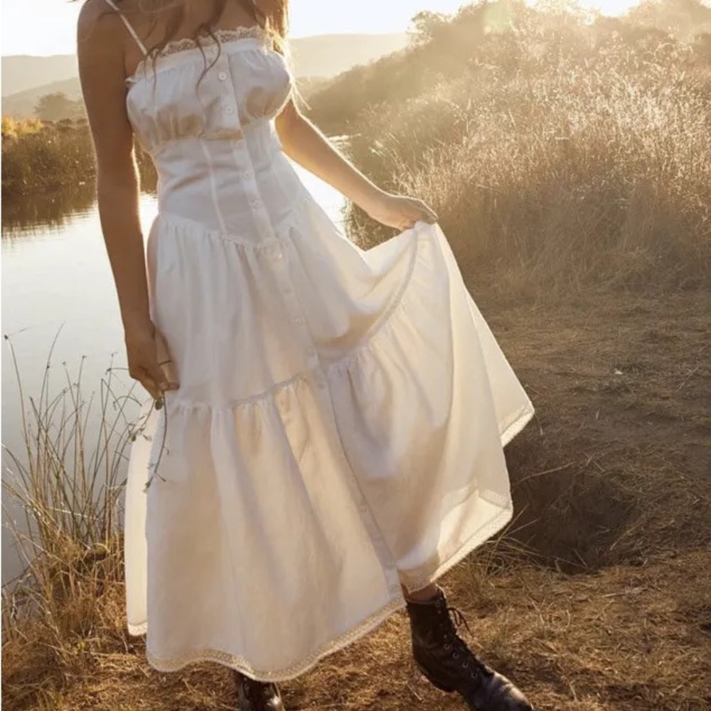 Christy Dawn - Lola Dress in Ivory (NWT)